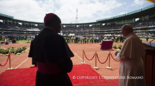 8-Apostolic Journey: Meeting with the young people at Kasarani Stadium 