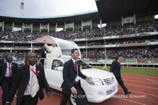 15-Viagem Apostólica: Encontro com os jovens no Est&#xe1;dio Kasarani 