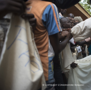 14-Apostolic Journey: Visit to the Refugee Camp of Saint Sauveur