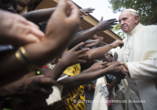 16-Apostolic Journey: Visit to the Refugee Camp of Saint Sauveur