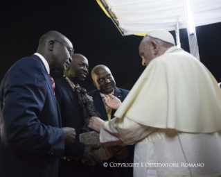 13-Viaje apostólico: Visita a Munyonyo y saludo a los catequistas y profesores