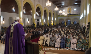 21-Apostolic Journey: Mass with Priests, Consecrated Persons and Lay Leaders in Bangui