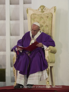 29-Apostolic Journey: Mass with Priests, Consecrated Persons and Lay Leaders in Bangui