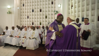 31-Apostolic Journey: Mass with Priests, Consecrated Persons and Lay Leaders in Bangui