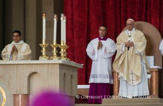 12-Apostolische Reise: Eucharistiefeier und Heiligsprechung des sel. P. Junipero Serra 