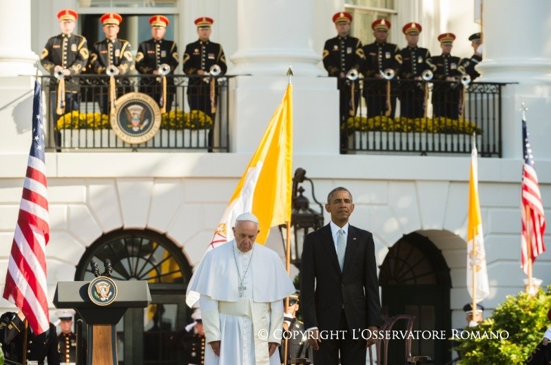 1-Viaje apost&oacute;lico: Ceremonia de bienvenida