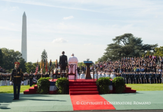 10-Viaje apostólico: Ceremonia de bienvenida