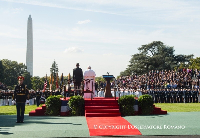 10-Viaje apost&oacute;lico: Ceremonia de bienvenida