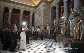 23-الزيارة الرسولية إلى الولايات المتحدة‏: أثناء الجمعية العامة لكونغرس الولايات المتحدة