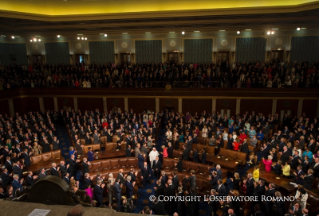 3-الزيارة الرسولية إلى الولايات المتحدة‏: أثناء الجمعية العامة لكونغرس الولايات المتحدة