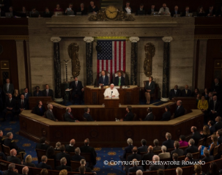 8-الزيارة الرسولية إلى الولايات المتحدة‏: أثناء الجمعية العامة لكونغرس الولايات المتحدة