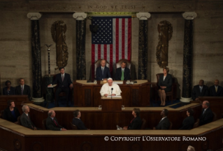 17-الزيارة الرسولية إلى الولايات المتحدة‏: أثناء الجمعية العامة لكونغرس الولايات المتحدة