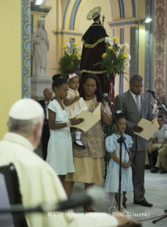 17-Apostolic Journey: Meeting with families 