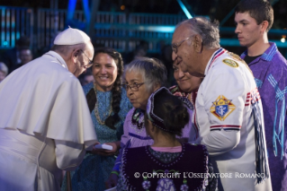 10-Apostolische Reise: Fest der Familien und Gebetswache im B. Franklin Parkway 