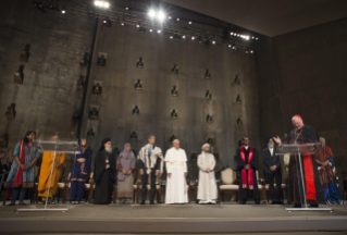 14-Voyage apostolique : Rencontre interreligieuse au Memorial de Ground Zero 