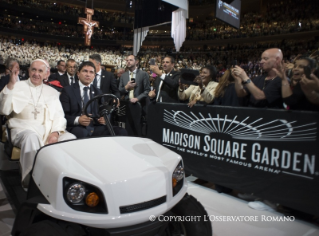 5-Apostolische Reise: Eucharistiefeier im Madison Square Garden