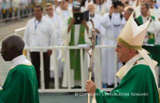 1-Apostolische Reise: Eucharistiefeier