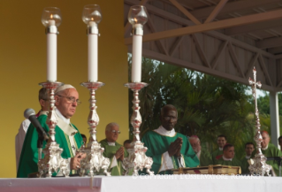 7-Apostolische Reise: Eucharistiefeier
