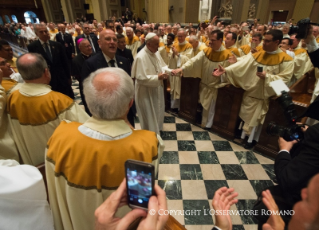 10-Voyage apostolique : Messe avec les évêques, le clergé, les religieux et les religieuses de Pennsylvanie 