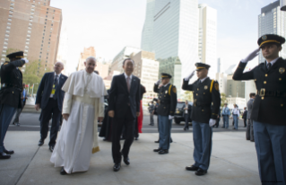 0-Apostolic Journey: Meeting with the members of the General Assembly of the United Nations Organization