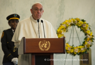 4-Viagem Apost&#xf3;lica: Encontro com os Membros da Assembleia Geral da ONU em Nova Iorque