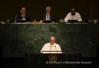 9-Viagem Apost&#xf3;lica: Encontro com os Membros da Assembleia Geral da ONU em Nova Iorque