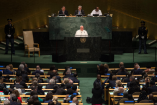 17-Viagem Apost&#xf3;lica: Encontro com os Membros da Assembleia Geral da ONU em Nova Iorque