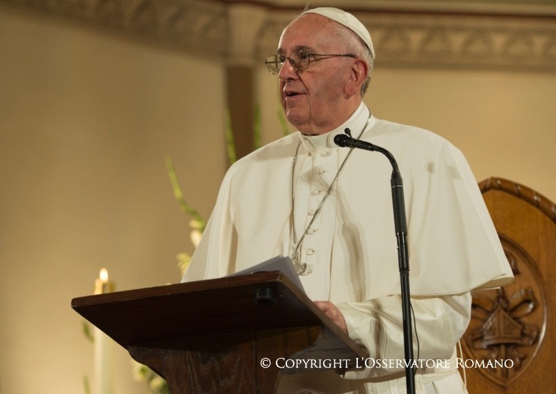 7-Viaje apost&oacute;lico: Visita al centro caritativo de la parroquia de St. Patrick y encuentro con los sintecho
