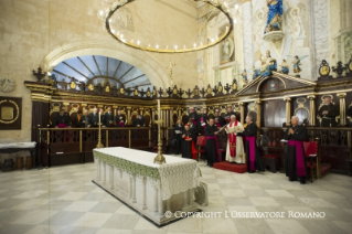 10-Viagem Apost&#xf3;lica: Celebra&#xe7;&#xe3;o das V&#xe9;speras com os Sacerdotes, Religiosos, Religiosas e Seminaristas