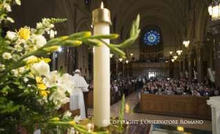 5-Apostolische Reise: Vesperfeier in der Kathedrale St. Patrick