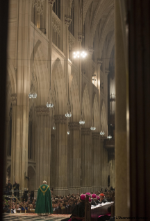 10-Apostolische Reise: Vesperfeier in der Kathedrale St. Patrick