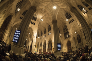 11-Apostolische Reise: Vesperfeier in der Kathedrale St. Patrick