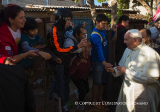 0-Apostolische Reise: Besuch der Bevölkerung von Bañado Norte 