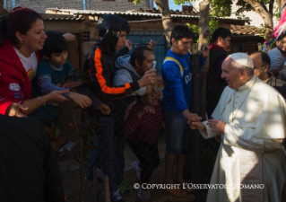 0-Viaje apostólico: Visita a la población del Ba&#xf1;ado Norte