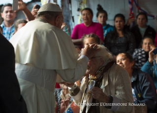 7-Apostolische Reise: Besuch der Bevölkerung von Bañado Norte 