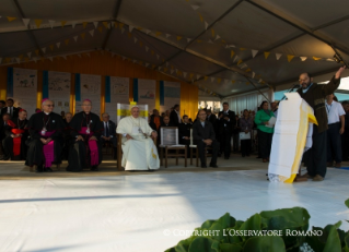 12-Viaje apostólico: Visita a la población del Ba&#xf1;ado Norte