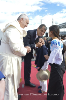 0-Viaje apostólico: Ceremonia de bienvenida