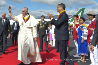 5-Viaje apostólico: Ceremonia de bienvenida