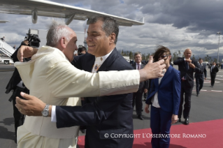 6-Viaje apostólico: Ceremonia de bienvenida