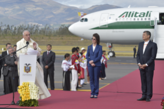 14-Viaje apostólico: Ceremonia de bienvenida