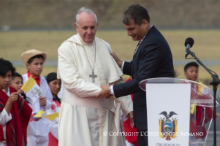 8-Viaje apostólico: Ceremonia de bienvenida