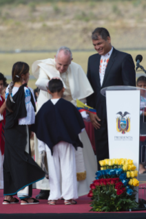 13-Viaje apostólico: Ceremonia de bienvenida