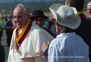 9-Viaje apostólico: Ceremonia de bienvenida