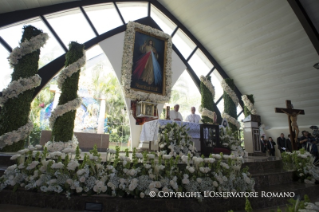 5-Apostolische Reise: Besuch im Heiligtum der g&#xf6;ttlichen Barmherzigkeit von Guayaquil