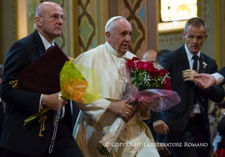 3-Voyage apostolique : Rencontre avec le clerg&#xe9;, les religieux, les religieuses et les s&#xe9;minaristes 