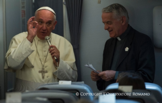 11-Apostolic Journey: In-Flight Press Conference of His Holiness Pope Francis from Paraguay to Rome 