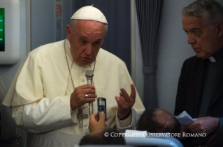 20-Apostolic Journey: In-Flight Press Conference of His Holiness Pope Francis from Paraguay to Rome 