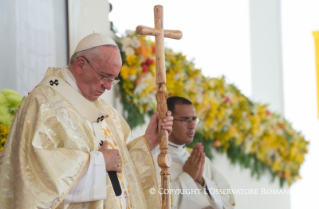 17-Apostolische Reise: Eucharistiefeier 