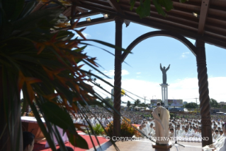 1-Apostolic Journey: Holy Mass in Christ the Redeemer Square (Santa Cruz de la Sierra)