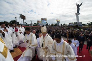 21-Apostolic Journey: Holy Mass in Christ the Redeemer Square (Santa Cruz de la Sierra)